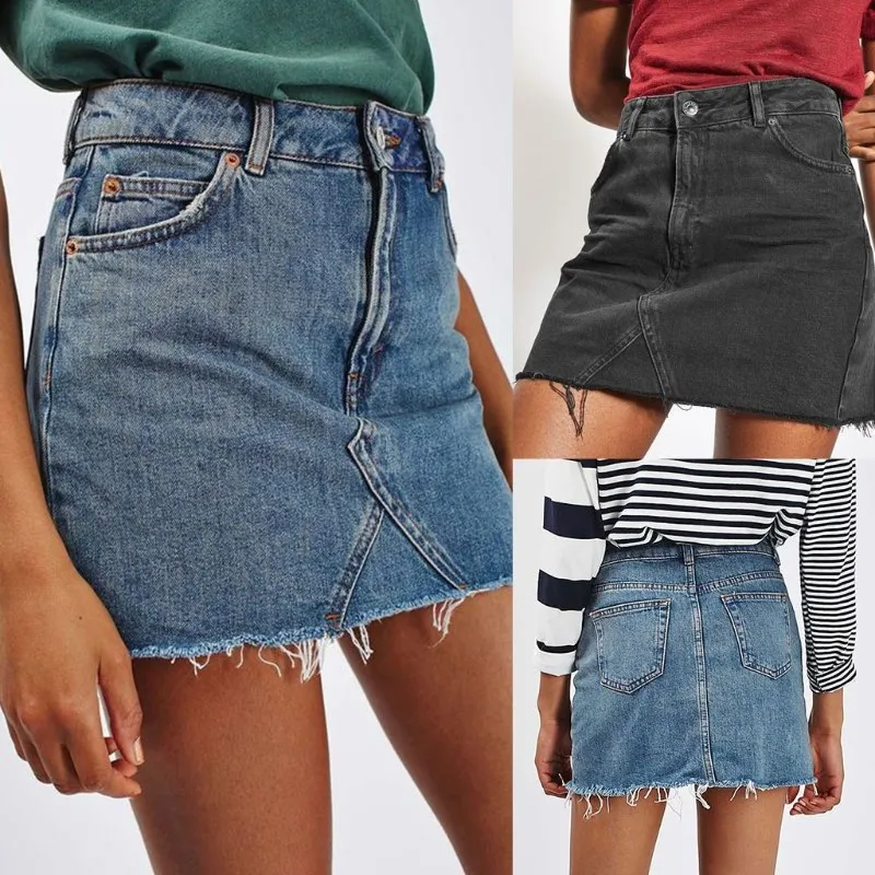 Women's Fashion Denim Short Skirt Jeans