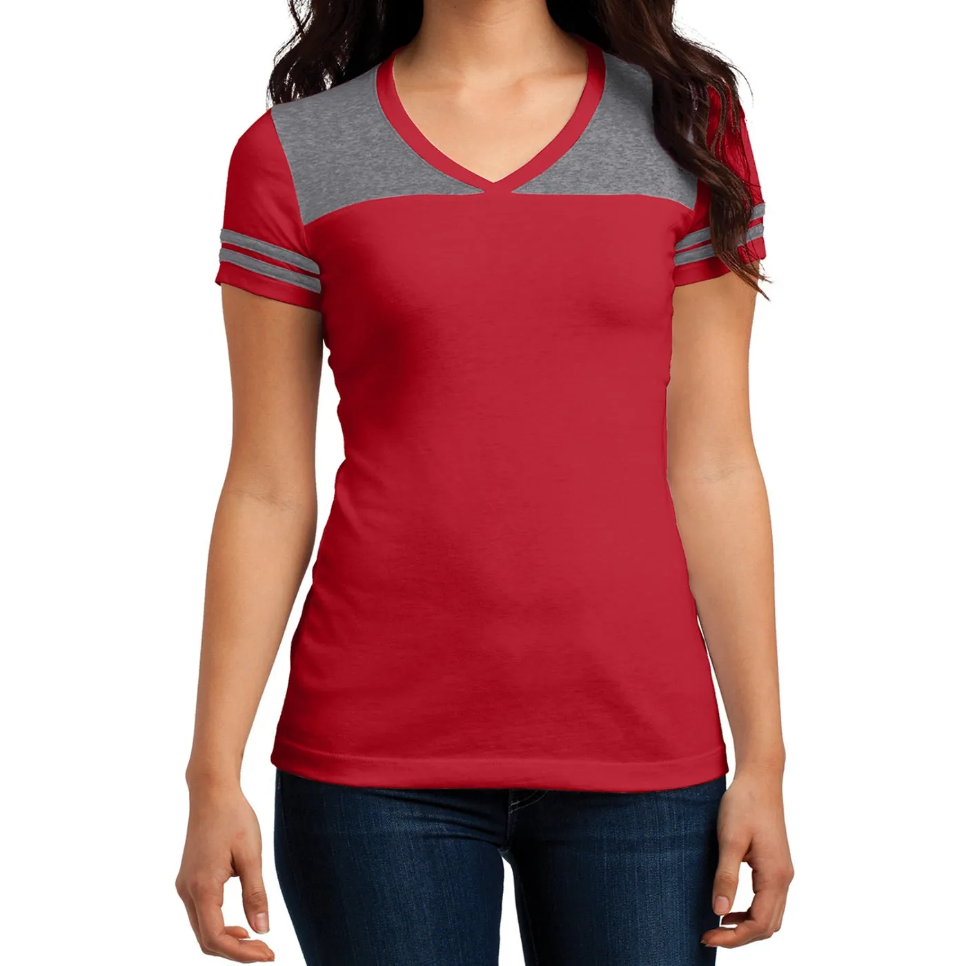 Women's Juniors Varsity V-Neck Tee