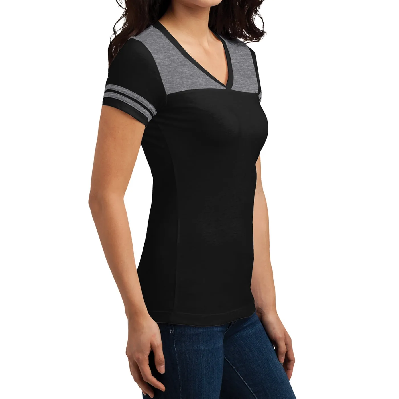 Women's Juniors Varsity V-Neck Tee